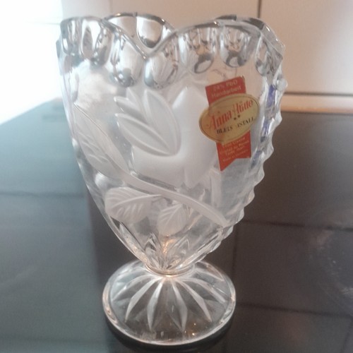 Bleikristall vase mit - bleikristall-vase,