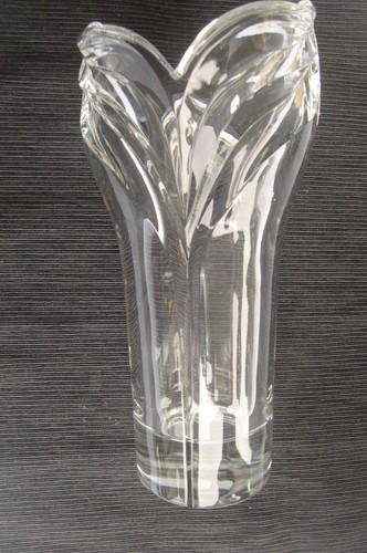 Vase glas groß massiv - ,,