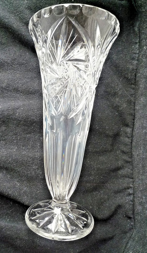 Vase bleikristallvase 28 cm - h,