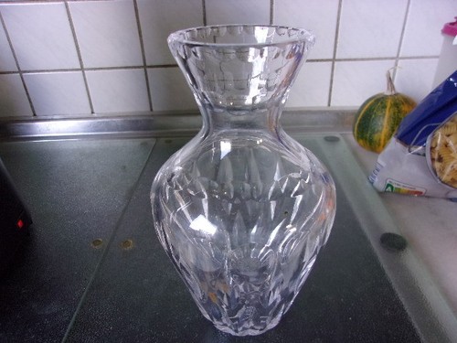 Vase aus bleikristall - aus,