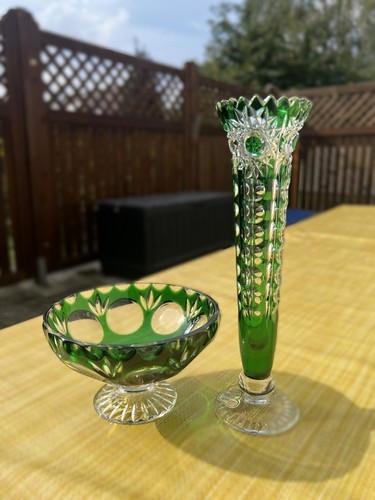 Bleikristall vase schale - 24%,