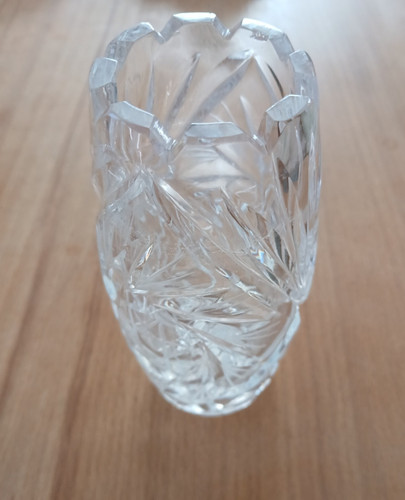 Bleikristall vase geschliffen - vase,