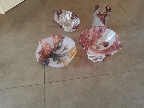 Bleikristall vase tellern - bleikristall, vase,tellern