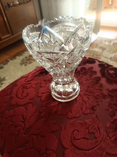 Schöne bleikristall vase - schöne,