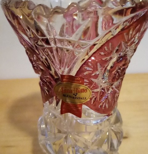 Bleikristall vase rot anna - rot,