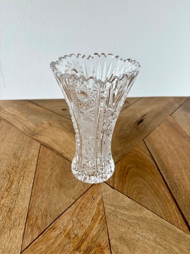 Bleikristall vase 20cm massiv - bleikristall,