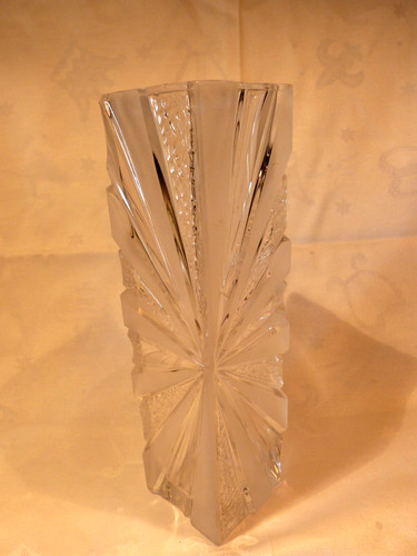 Bleikristall vase blockform - vase,
