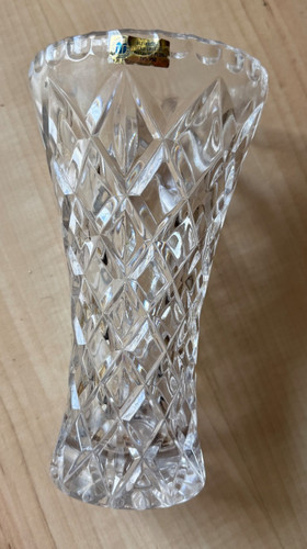 Edle bleikristallvase mit - edle,