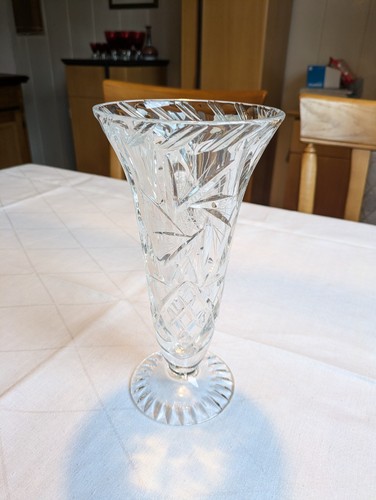 Große glas kristallvase 5 - glas, 24,5