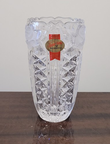 Anna hütte bleikristall vase - bleikristall,