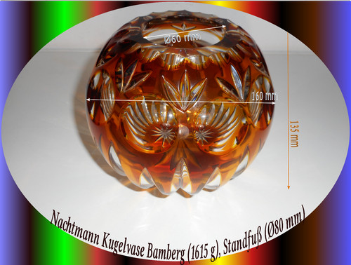 Nachtmann bamberg kugelvase - nachtmann,