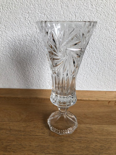 Bleikristall vase - bleikristall,