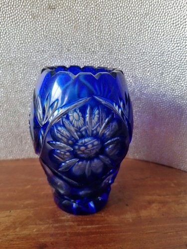 Bleikristall vase geschliffen - bleikristall,