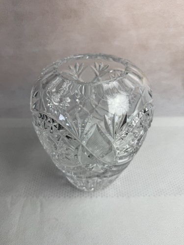 Bleikristall vase geschliffen - bleikristall,