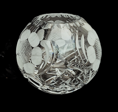 Vase bleikristall kugelvase - vase,