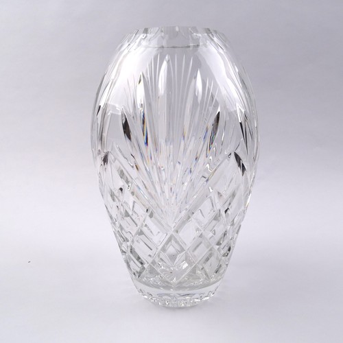 Bleikristall vase tiefschliff - vase,