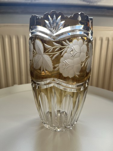 Bleikristall vase - bleikristall,