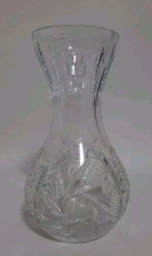 Vase bleikristall bauchig - vase,