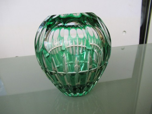 Kugelvase bleikristall vase - bleikristall,