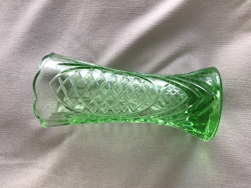Vase alt grünes bleikristall - grünes,