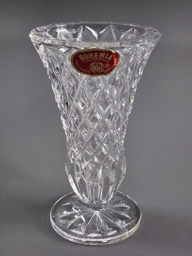 Bohemia bleikristallvase - bohemia,