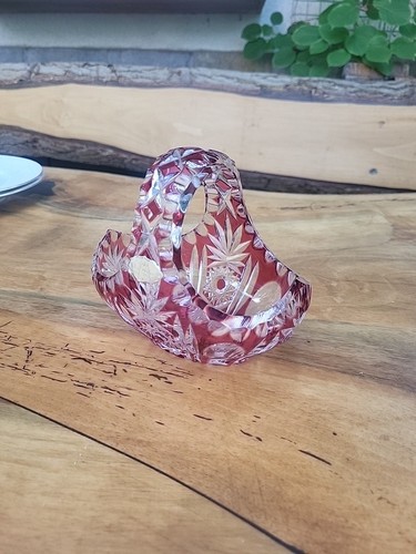 Bleikristallglas vase mit - bleikristallglas,