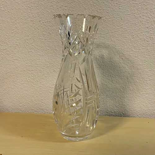 Bleikristall vase hoch - bleikristall,