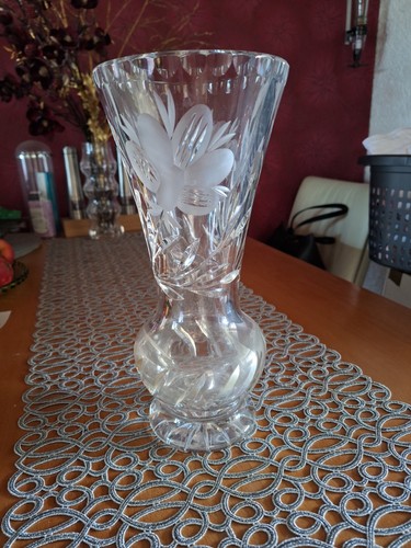 Vintage ddr glasvase - vintage,
