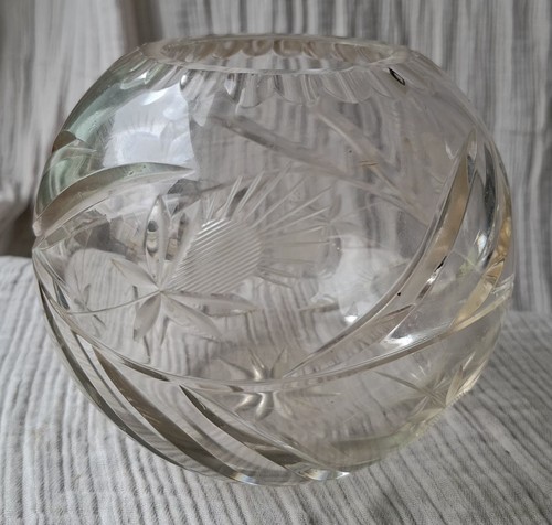 Kugel vase bleikristall - vase,