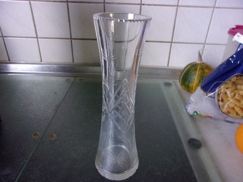 Vase aus bleikristall höhe - aus, bleikristall,