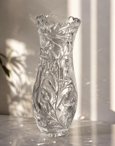 Große kristallvase - kristallvase, /
