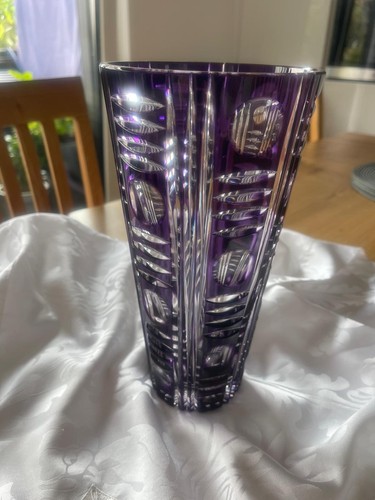 Bleikristall vase lila - lila, violett