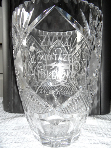 Bleikristallvase