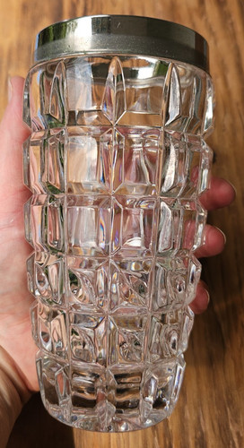 Vintage kristall vase - vintage,