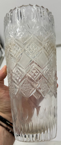 Vintage kristallvase 25cm - vintage,
