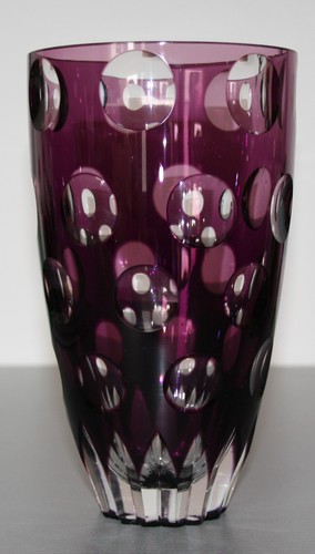 Bleikristall vase - bleikristall,