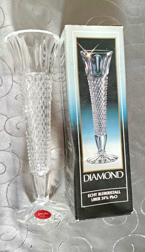 Diamond bleikristallvase von - ,