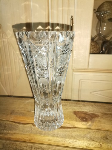 Bleikristall vase - bleikristall,