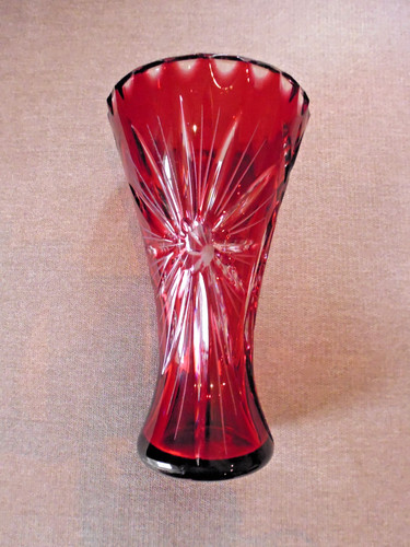 Bleikristall vase anna hütte - vase,