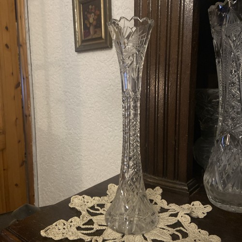 Vintage schmale vase - vase, rose