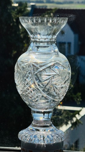 Vase bleikristall - vase,,